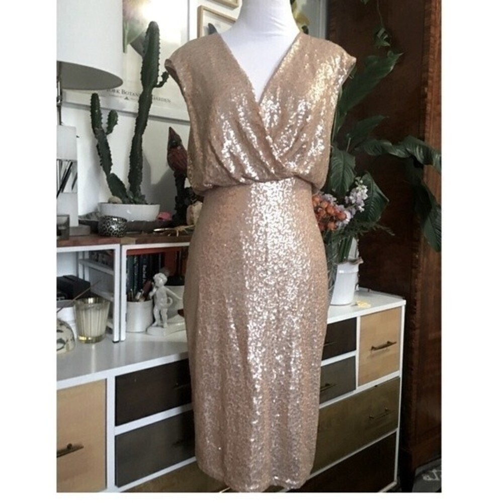 TADASHI Shoji‎ Sequined Mini Dress XS
